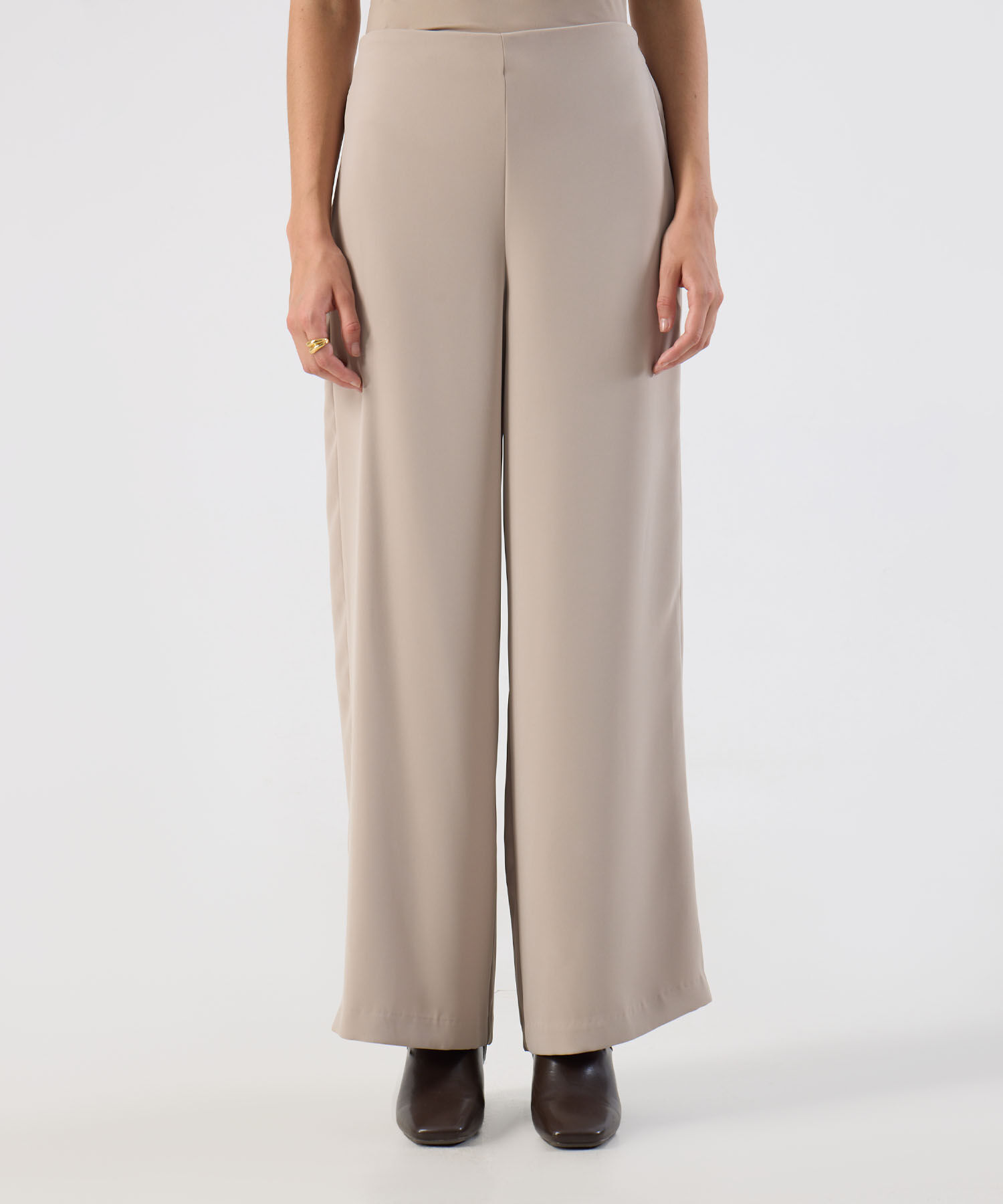 Pantal&oacute;n Ancho B&aacute;sico Elegante Para Mujer