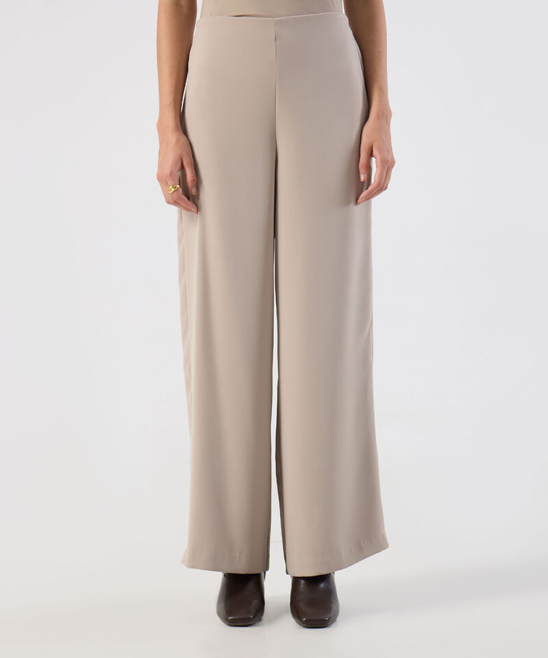 Pantal&oacute;n Ancho B&aacute;sico Elegante Para Mujer
