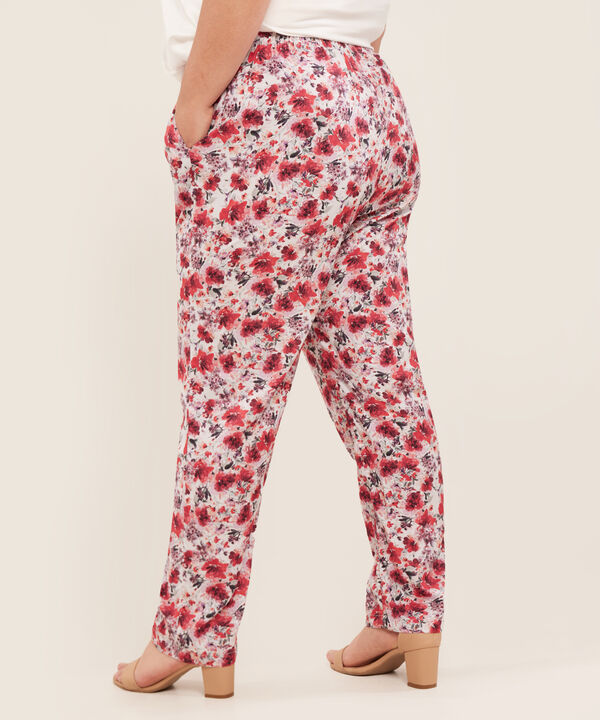 Pantalón Recto Estampado