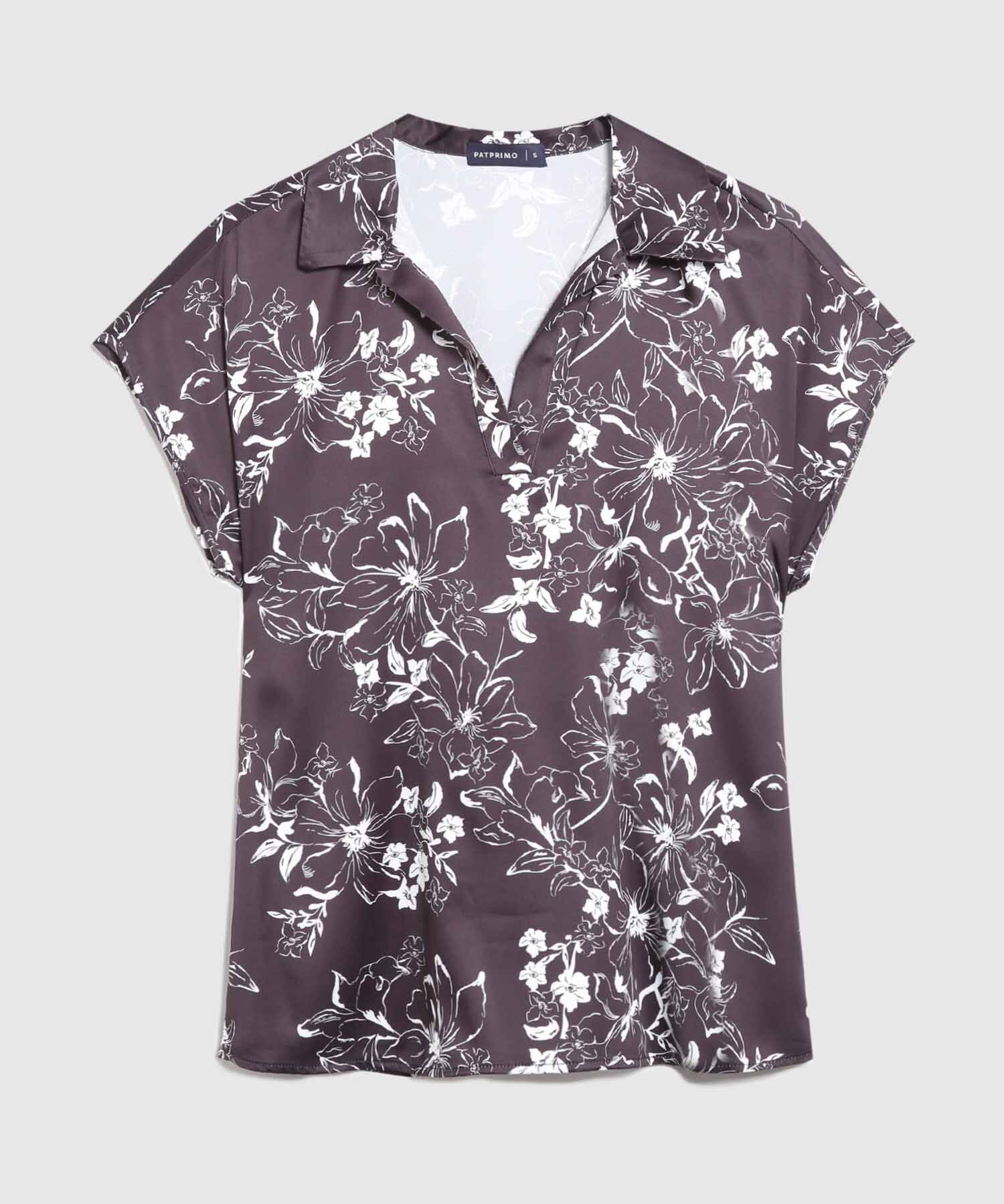 Blusa Manga Corta Estampada 