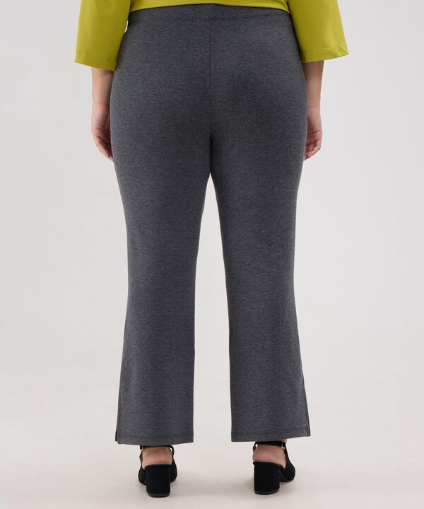 Leggins Unicolor,,Bota Recta Con Abertura En Costados