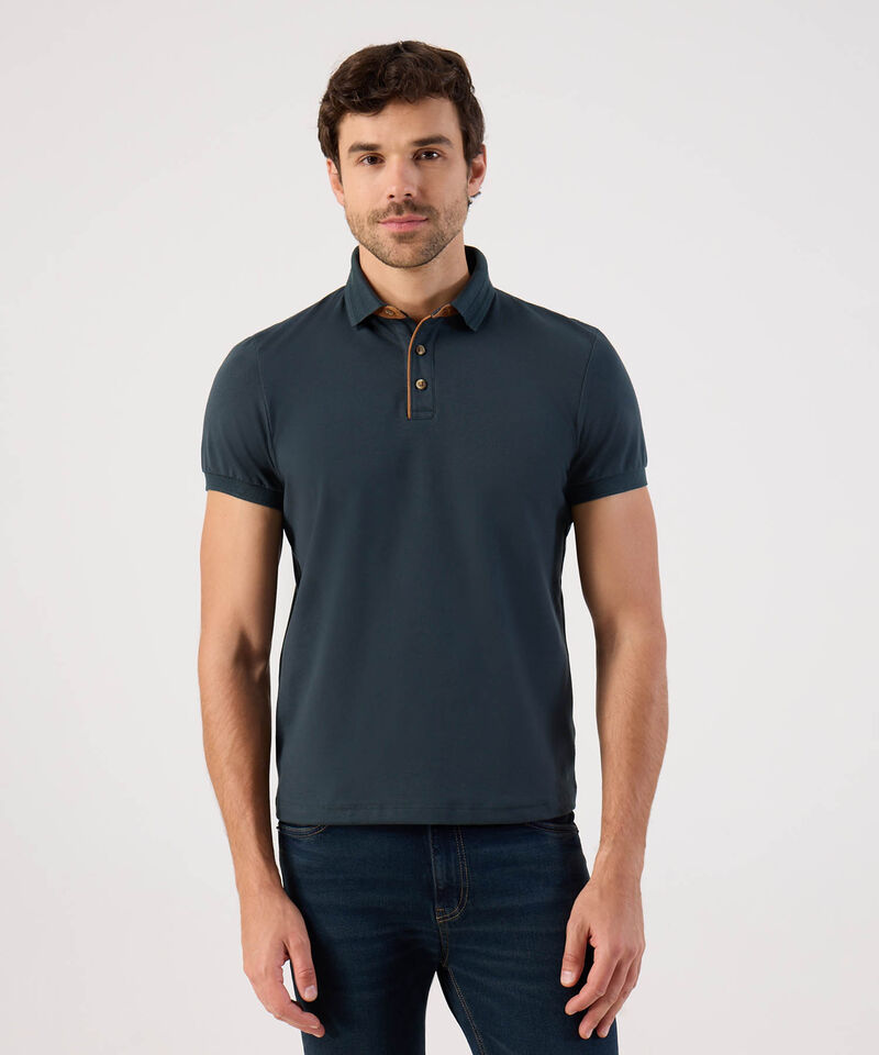 Polo Slim Fit Con Detalles En Contraste