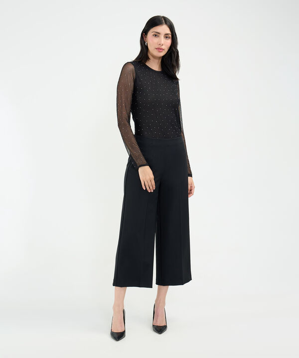 Pantalón Culotte Tiro Alto image number null