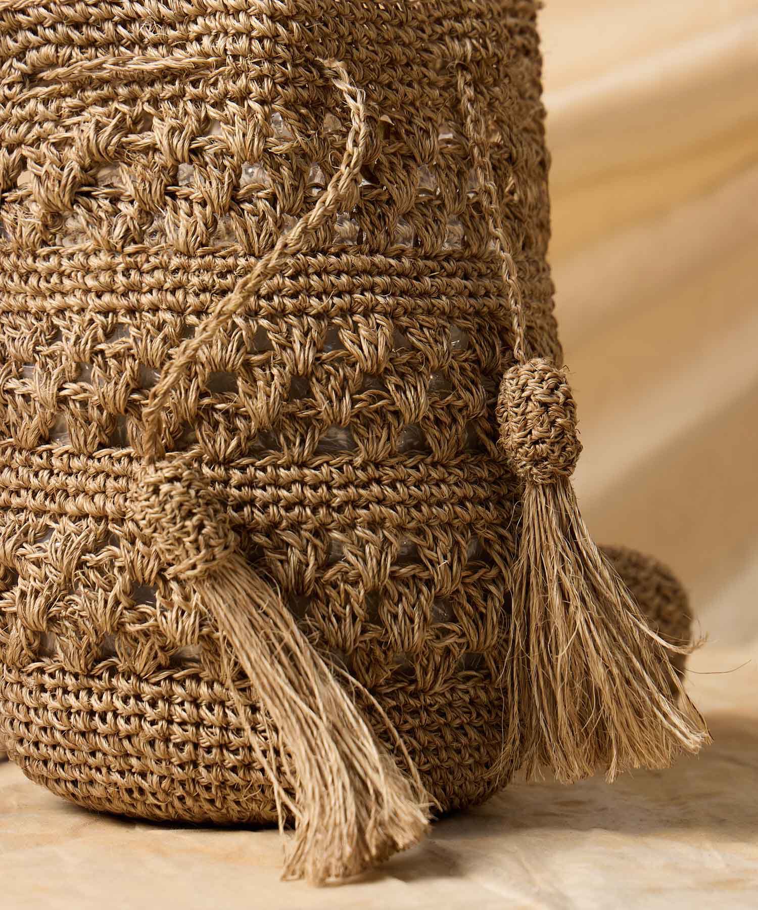 Bolso Tipo Mochila con Borlas para Mujer