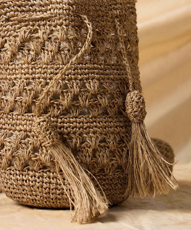 Bolso Tipo Mochila con Borlas para Mujer