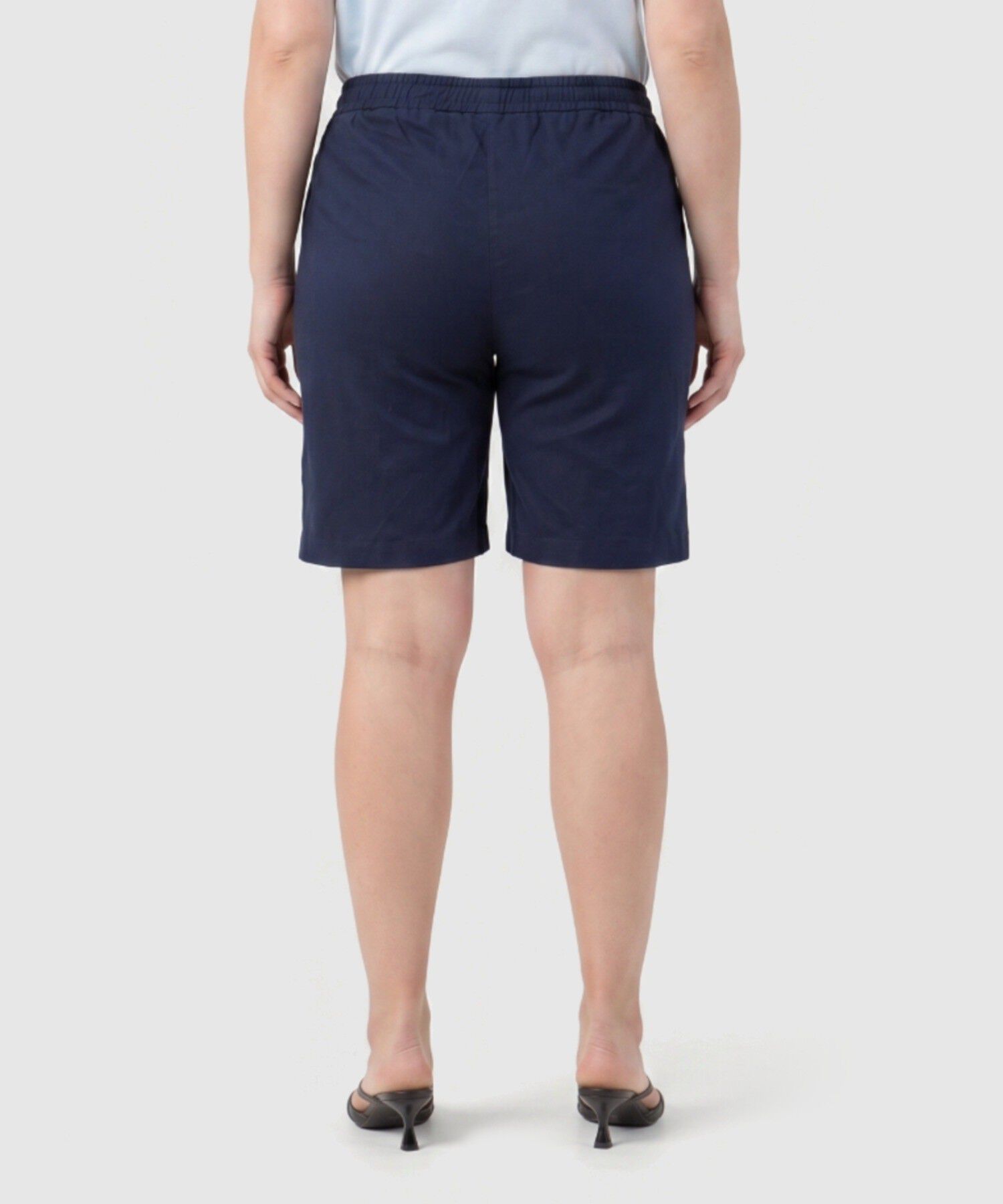 Bermuda Casual Con Cord&oacute;n Para Mujer Curvy