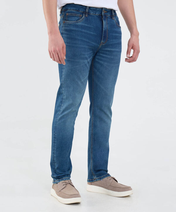 Jeans Slim Tono Medio image number null