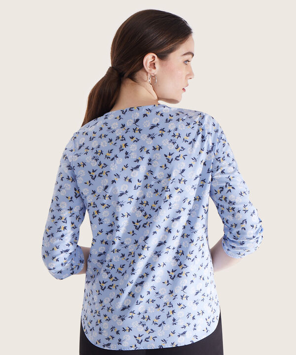 Blusa Manga 3/4 Estampada