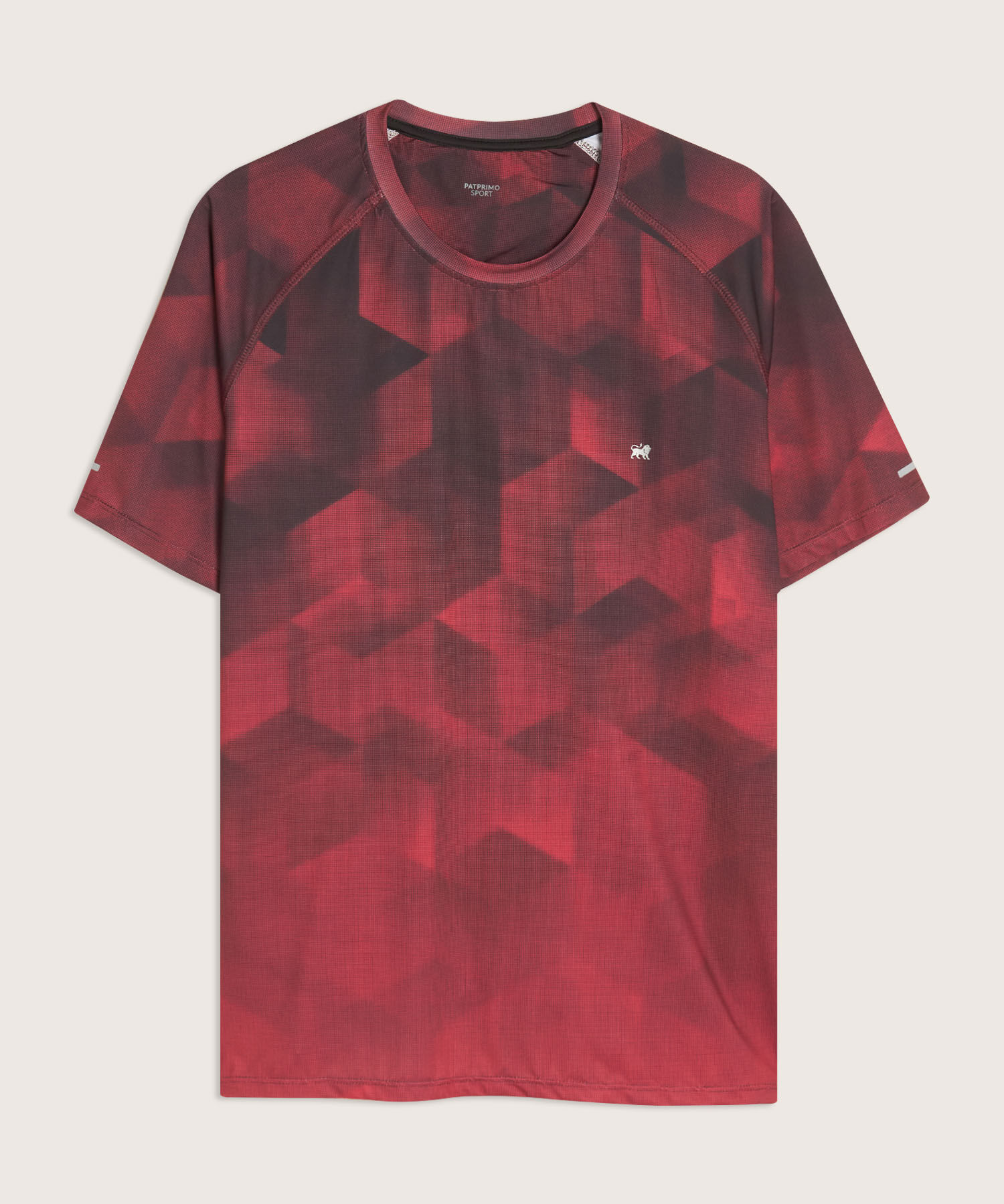 Camiseta Manga Ranglan Corta Sublimada Con Degrade, Sport L&iacute;neas Patprimo