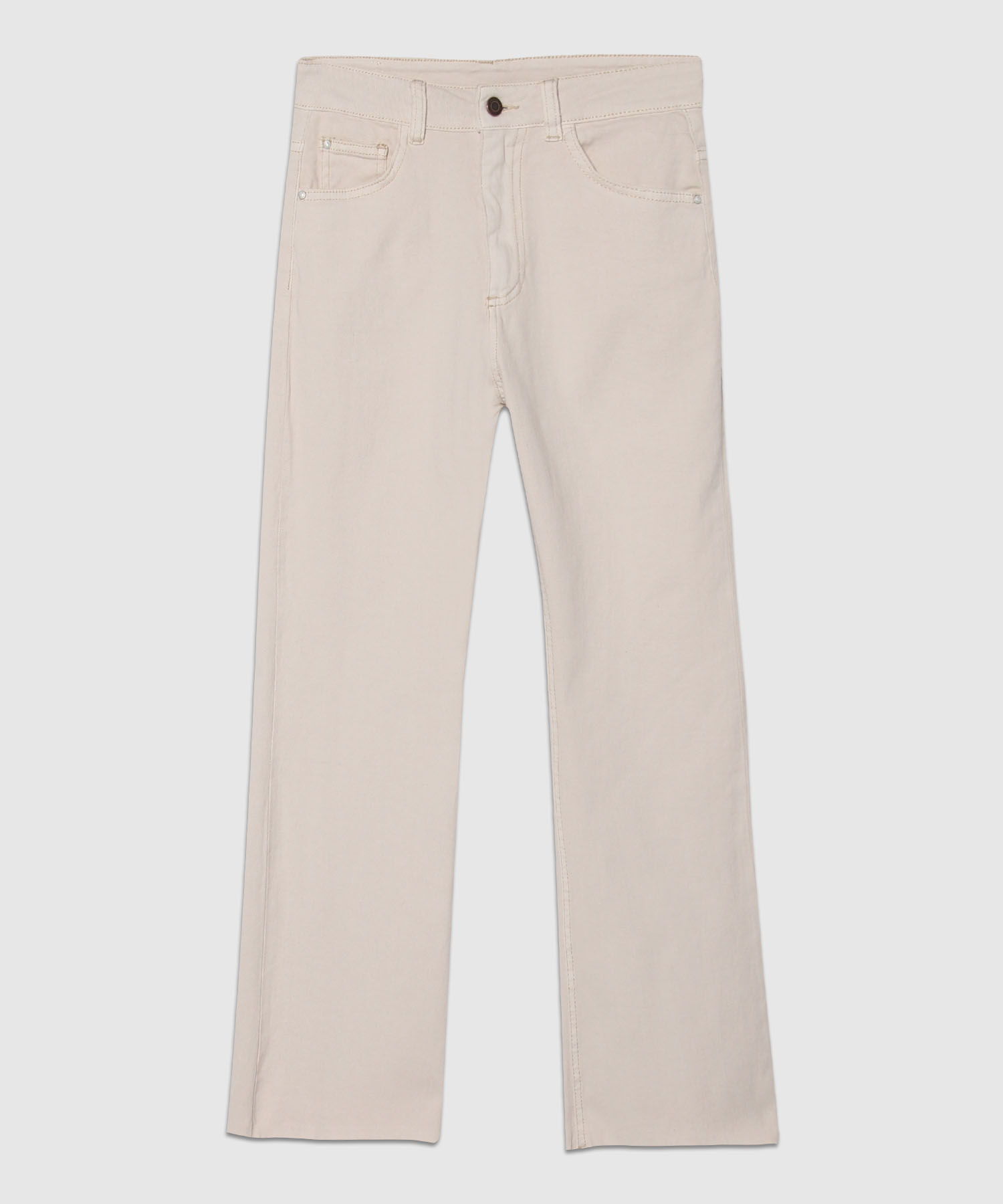 Jean Cropped Flare Tono Crudo