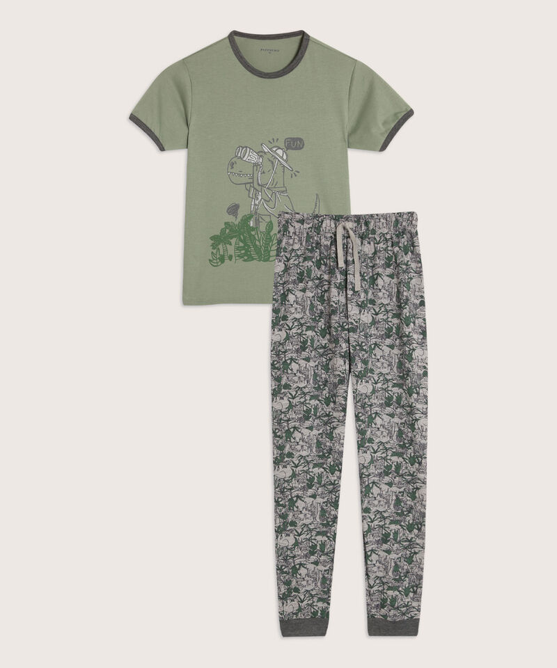 Pijama Niño Camiseta Manga Corta