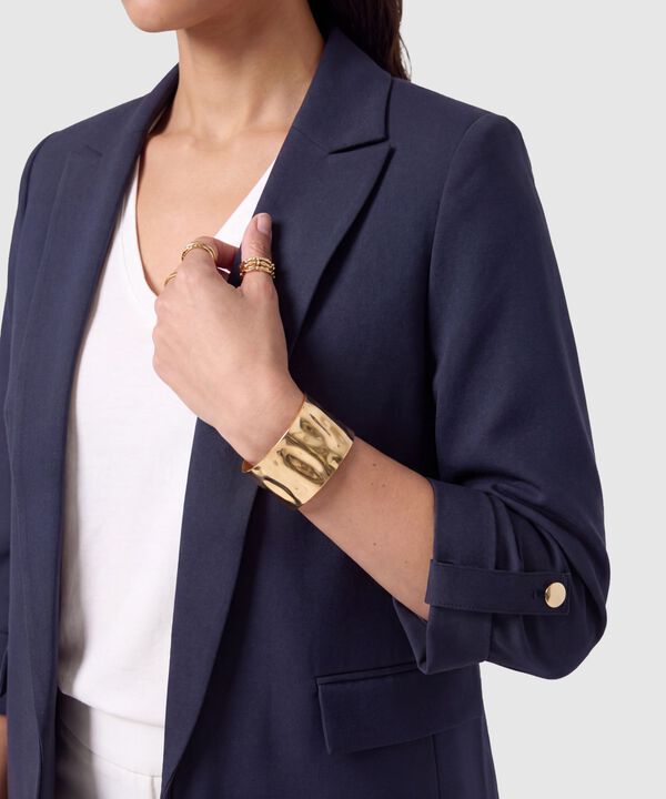 Blazer Casual Manga Larga Mujer