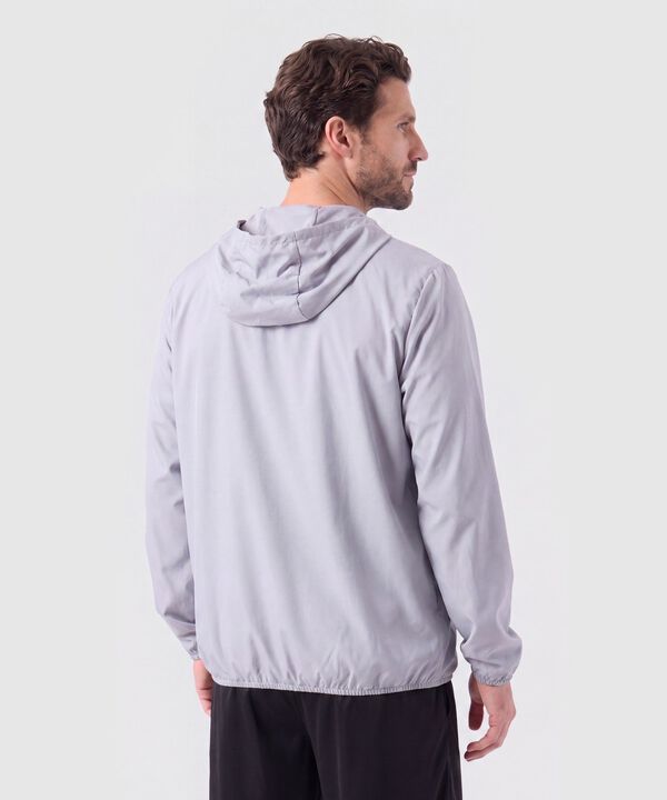 Chaqueta Rompevientos con Capucha Para Hombre