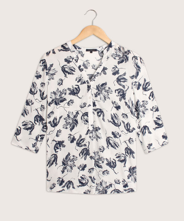 Blusa Pechera Estampada