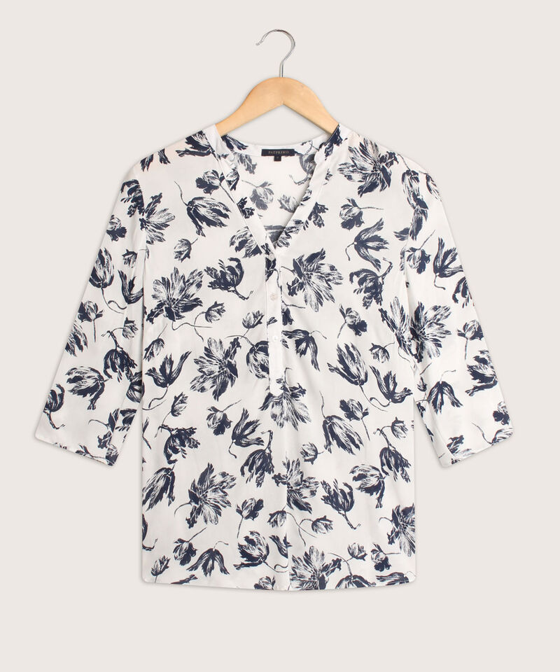 Blusa Pechera Estampada