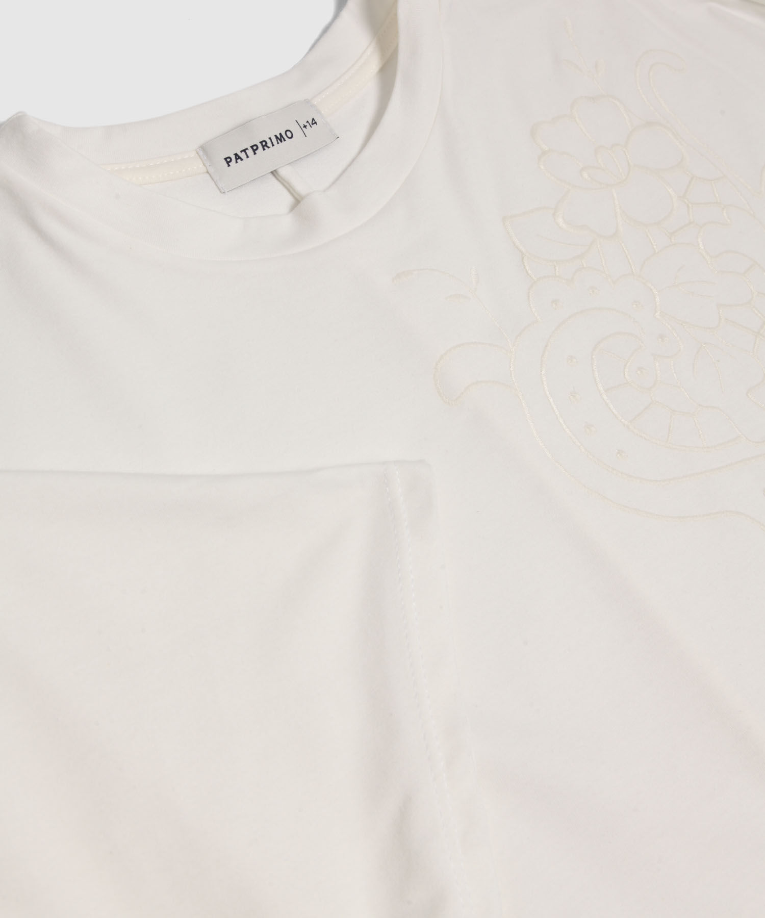 Camiseta Unicolor Texturizada Para Mujer Curvy