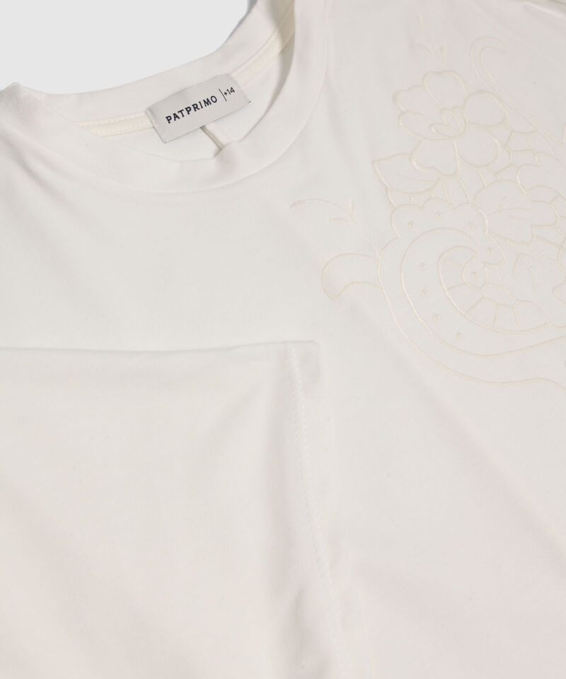 Camiseta Unicolor Texturizada Para Mujer Curvy