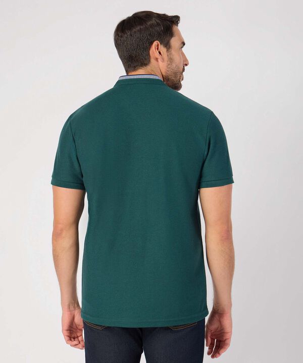 Polo Unicolor Con Bolsillo 