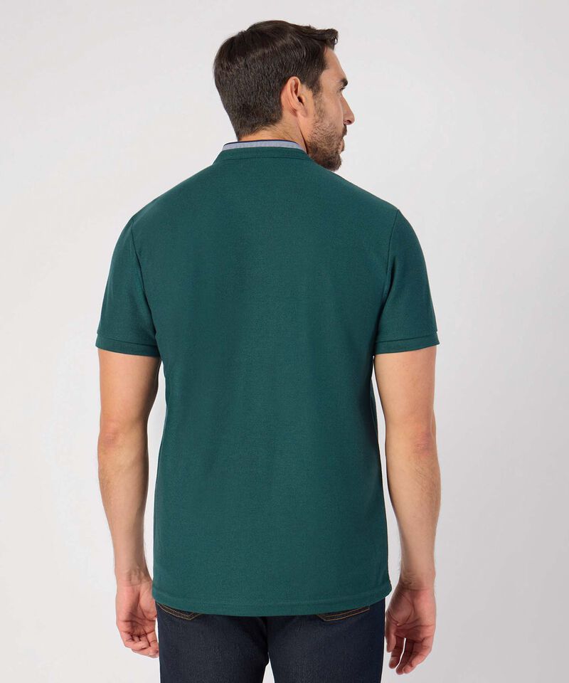 Polo Unicolor Con Bolsillo 