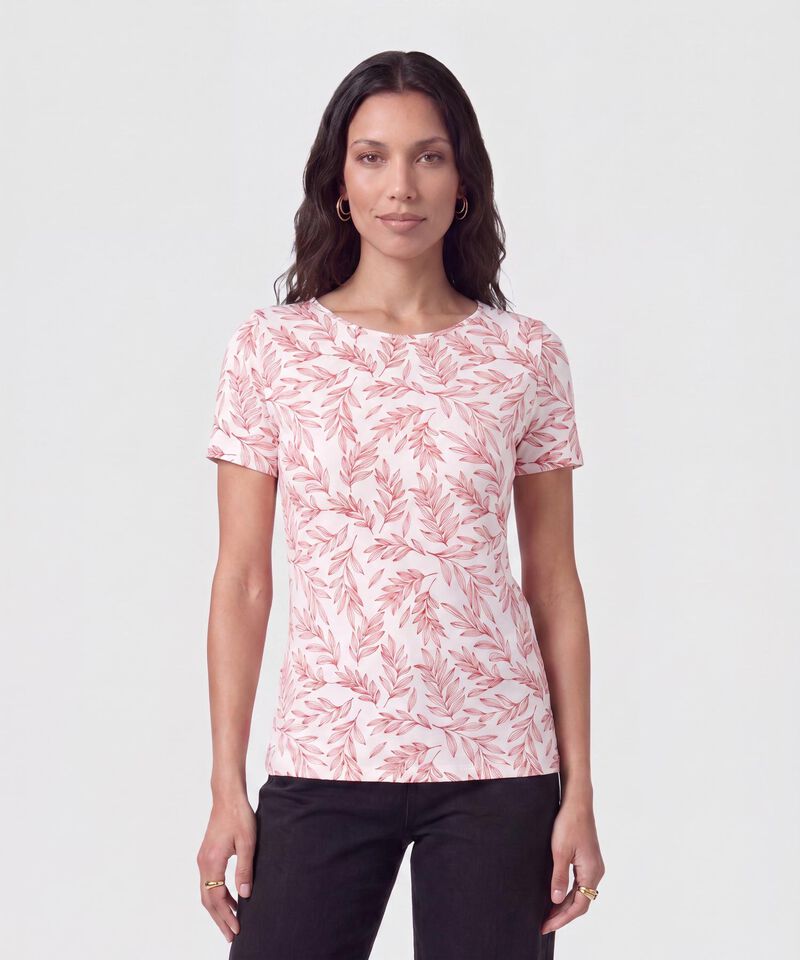 Camiseta manga corta estampada