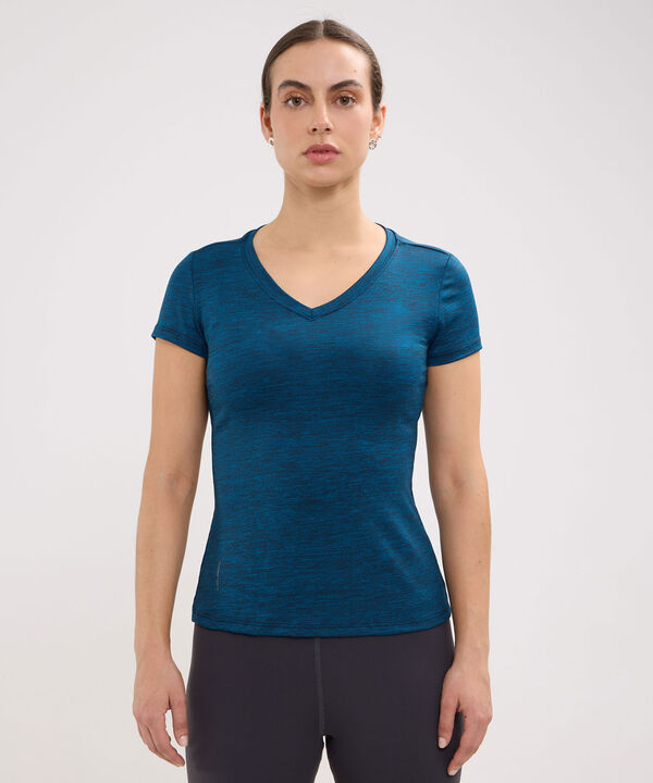 Camiseta Deportiva Jaspeada