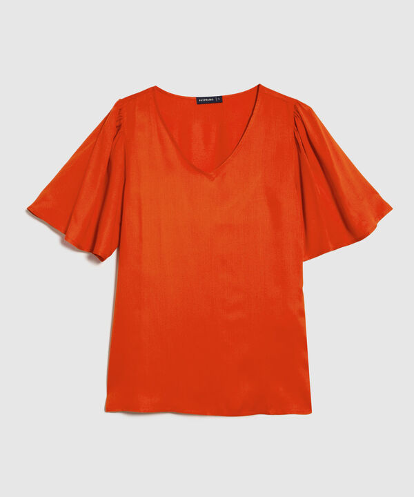 Blusa Manga Acampanada
