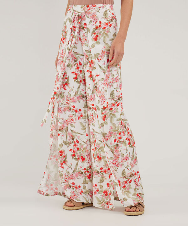 Pantalon Estampado Tipo Pareo image number null