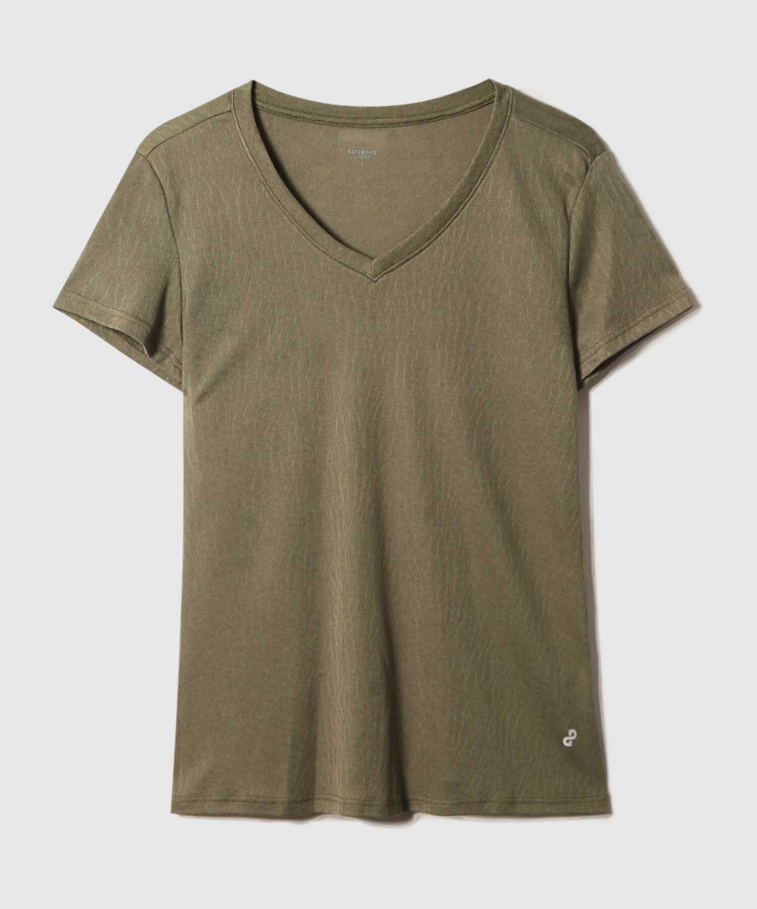 Camiseta Unicolor Texturizada