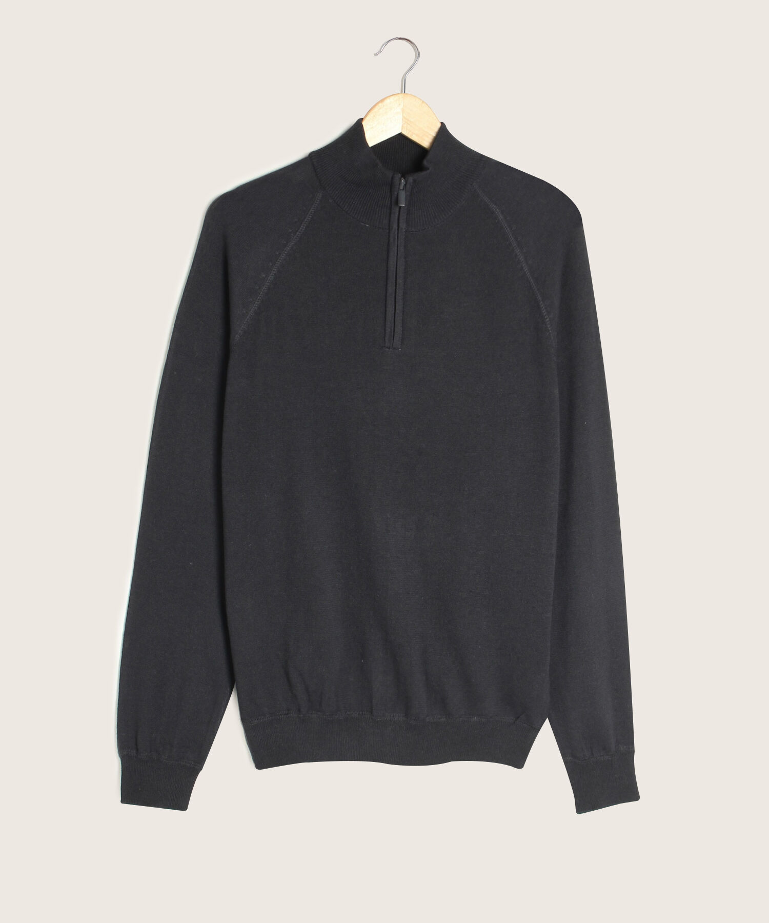 Saco Cuello Alto Con Cremallera