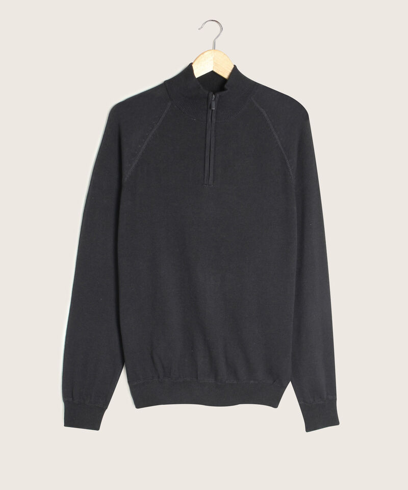 Saco Cuello Alto Con Cremallera