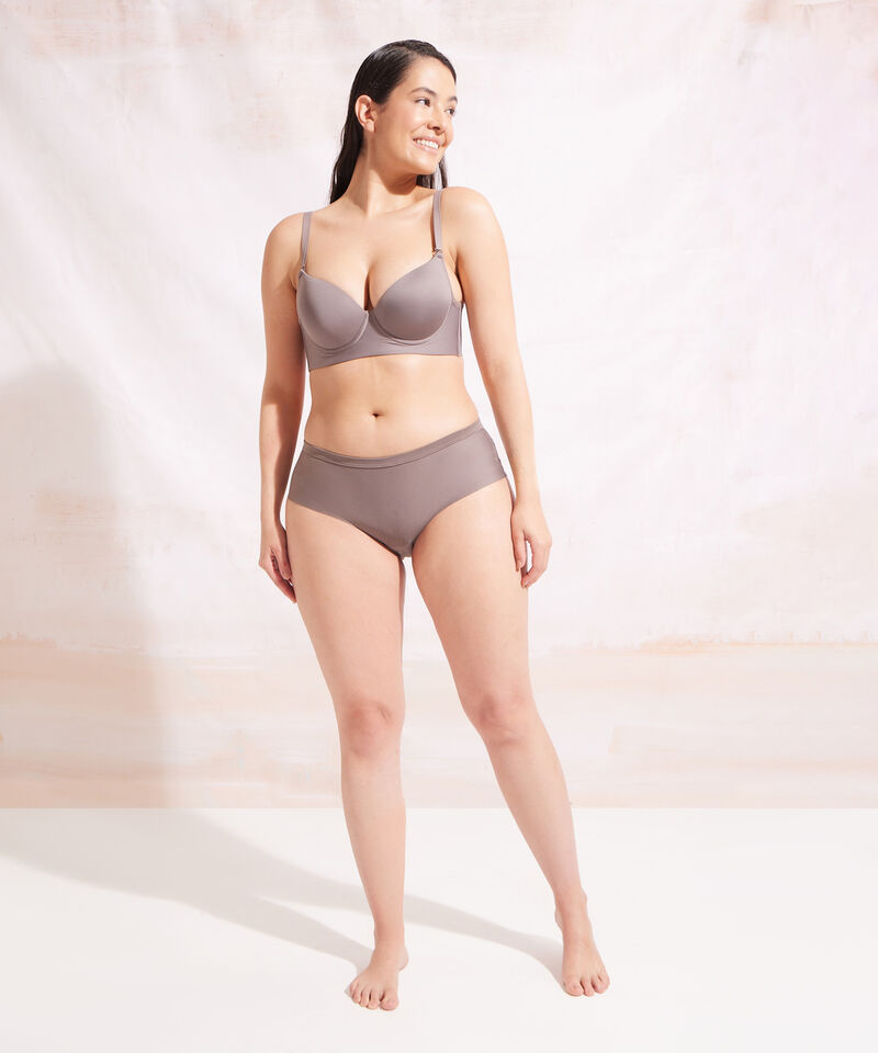 Brasier Copa Entera Unicolor Talle Largo