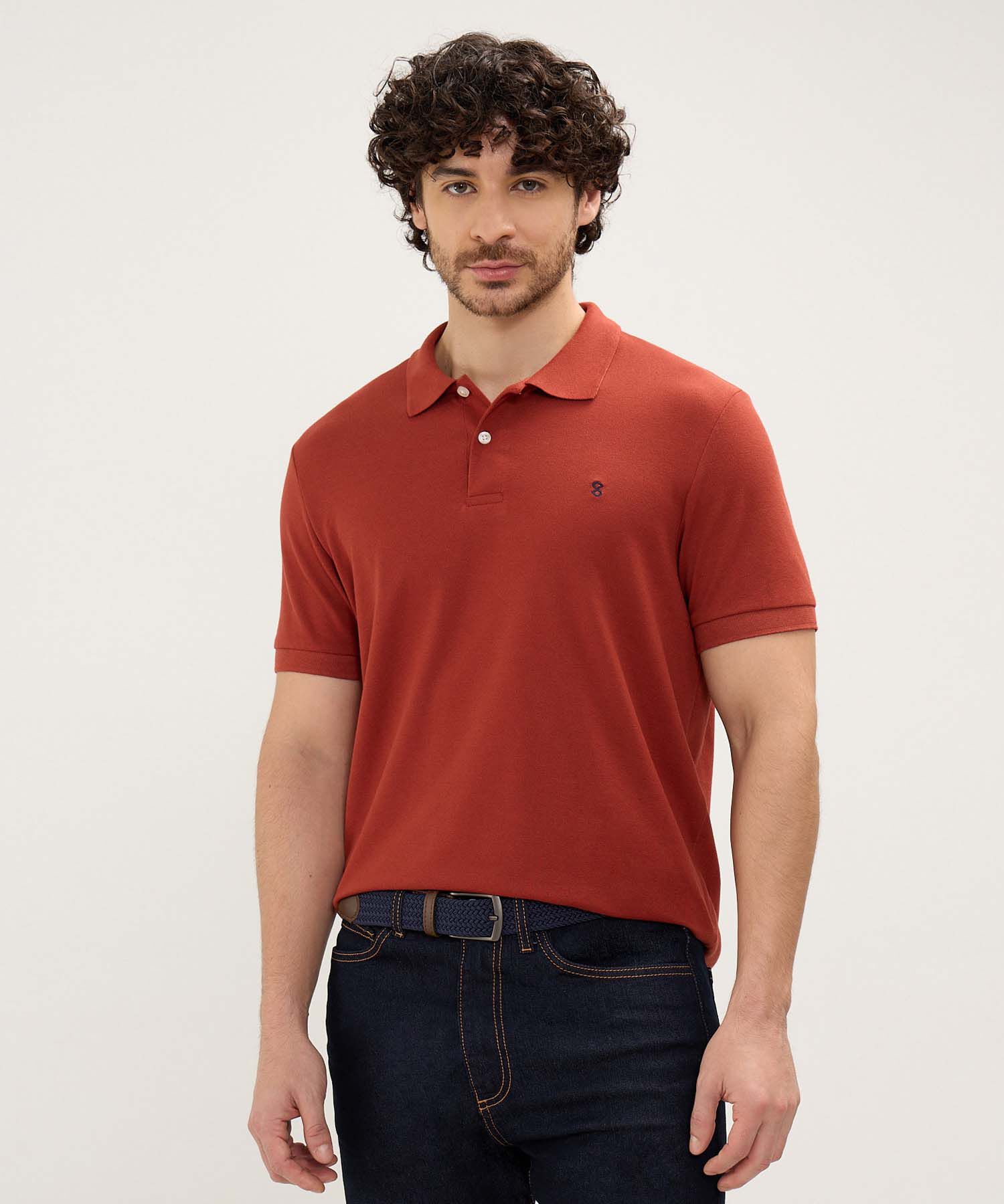 Polos basicos hombre online