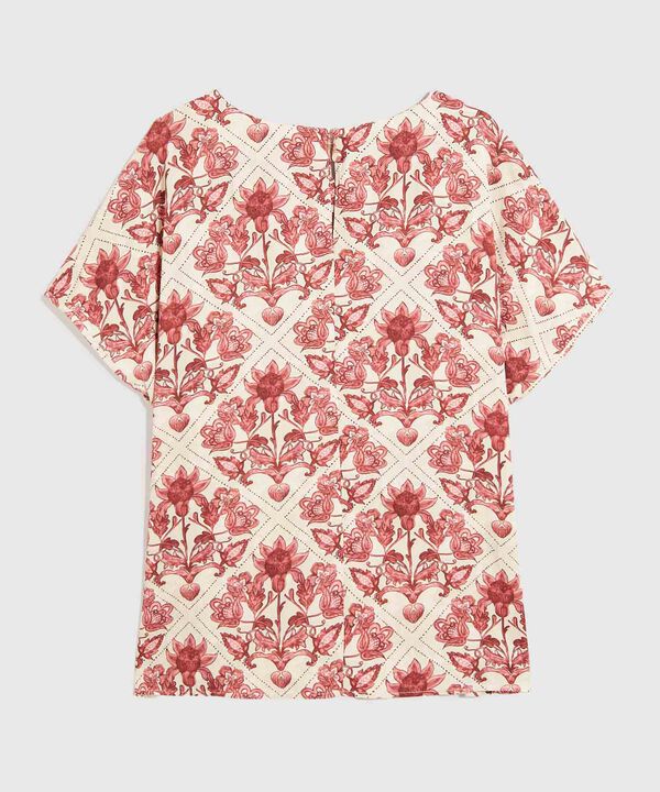 Blusa Manga Corta Para Mujer image number null