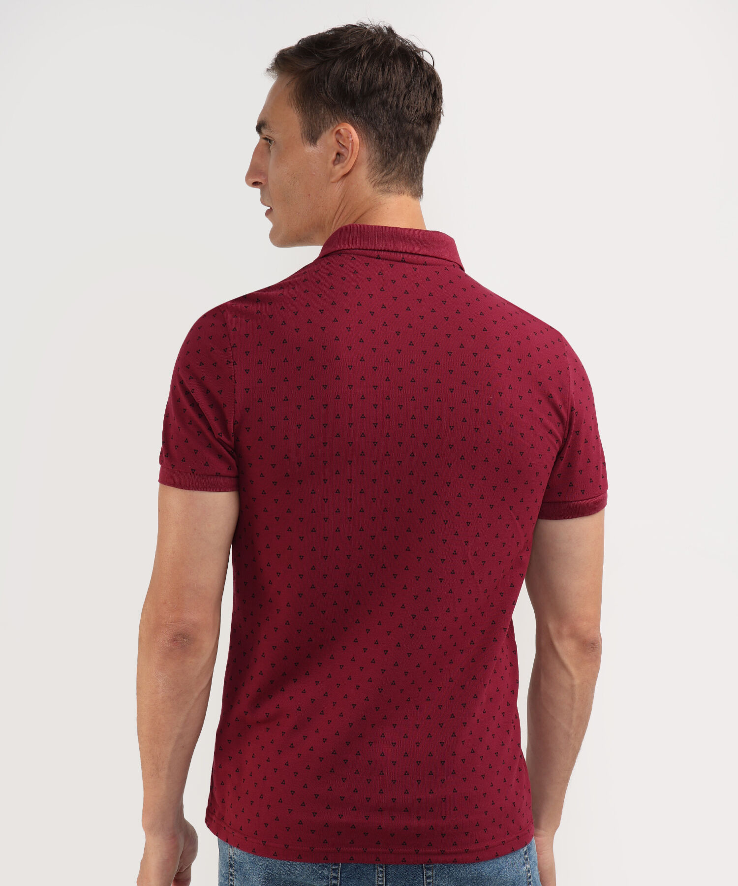 Polo Corte Slim Fit Blanco