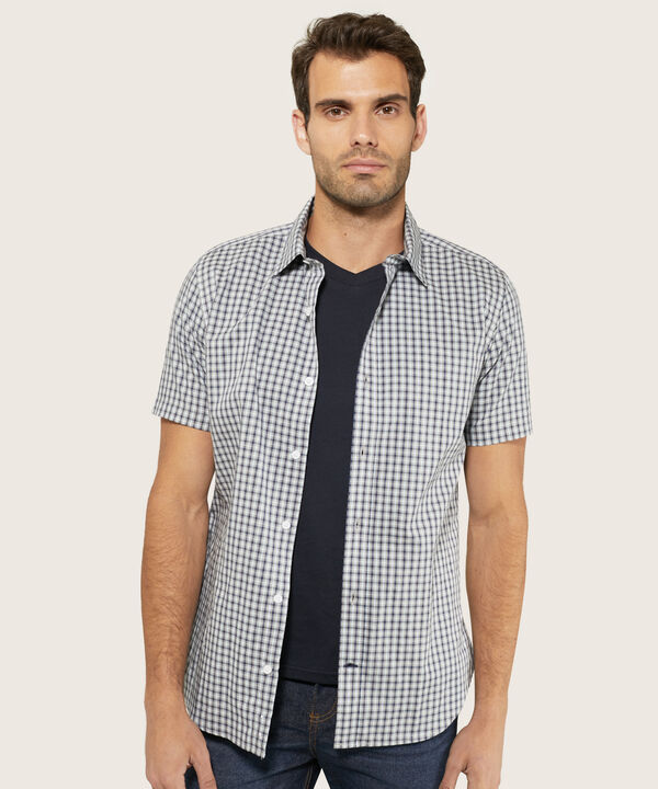 Camisa Manga Corta Prete&ntilde;ida, Cuello Formal image number null