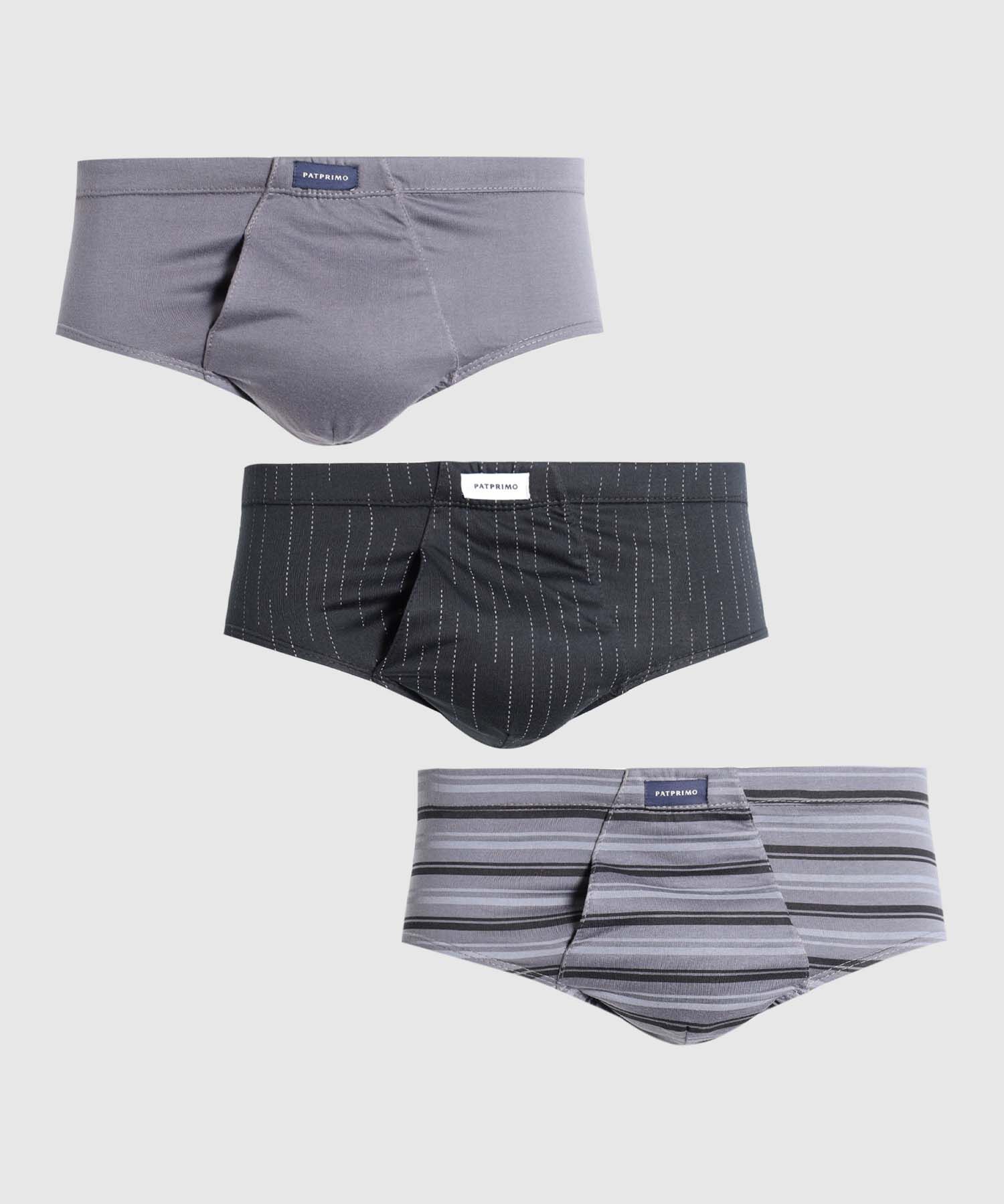 Pack X 3 Pantaloncillos Cl&aacute;sicos En Algod&oacute;n 