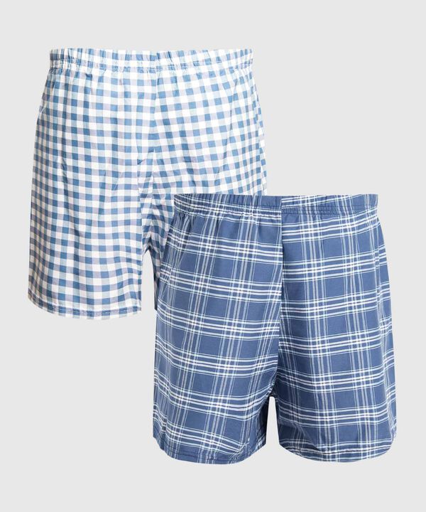 Pack X2 Boxer Holgados Para Hombre En Poli-Algodón