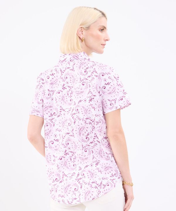 Camisa Estampada Con Botonadura