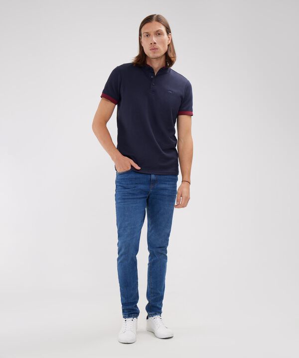 Jean Skinny Tono Azul Medio Oscuro image number null