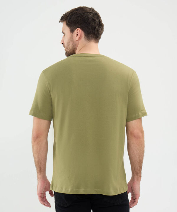 Camiseta Estampada con Bolsillo