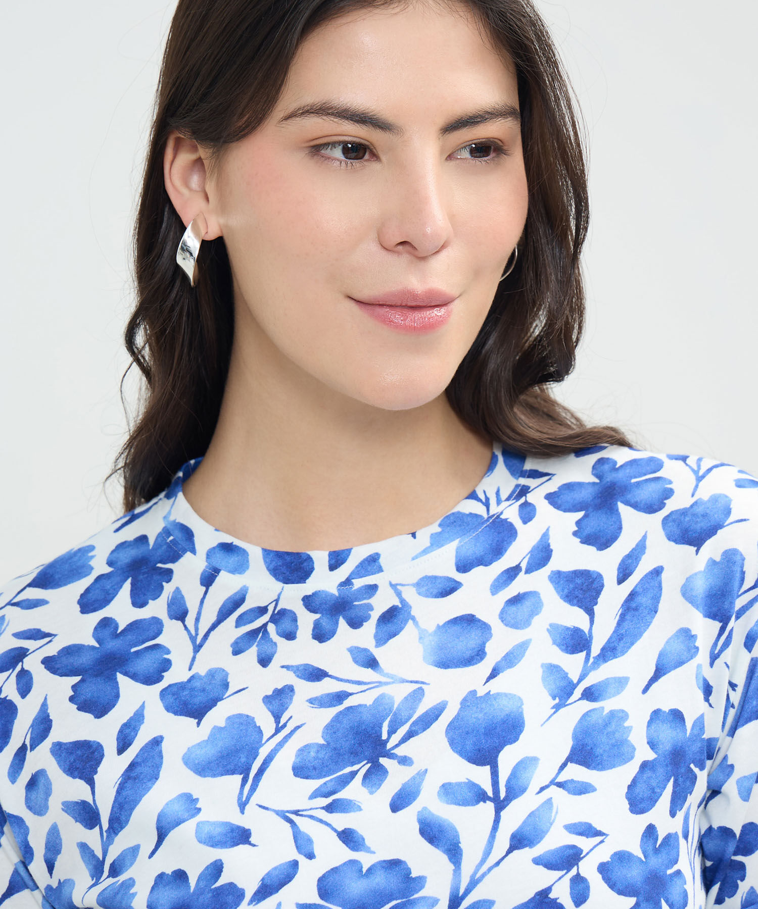 Camiseta Estampado Floral