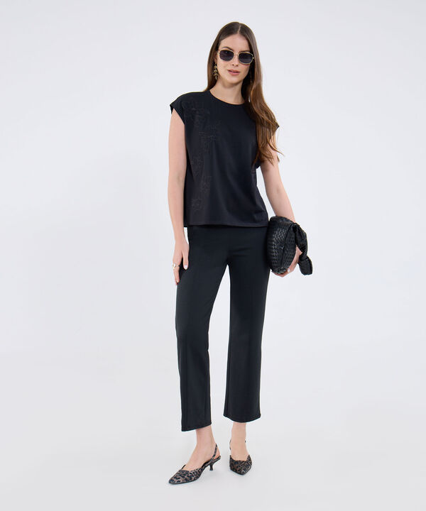 Leggins Bota Recta Unicolor image number null