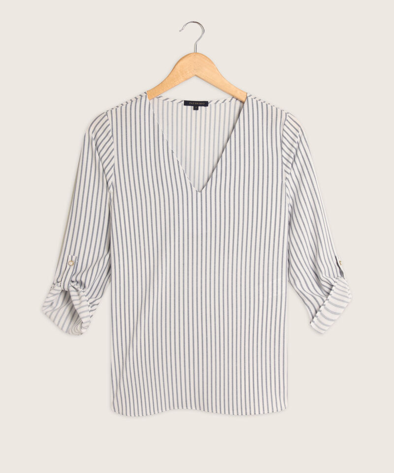 Blusa Manga 3/4 Estampada