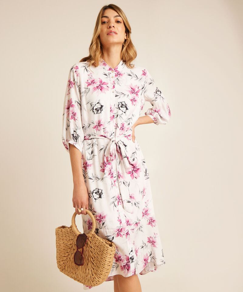 Vestido Manga 3/4  Estampado