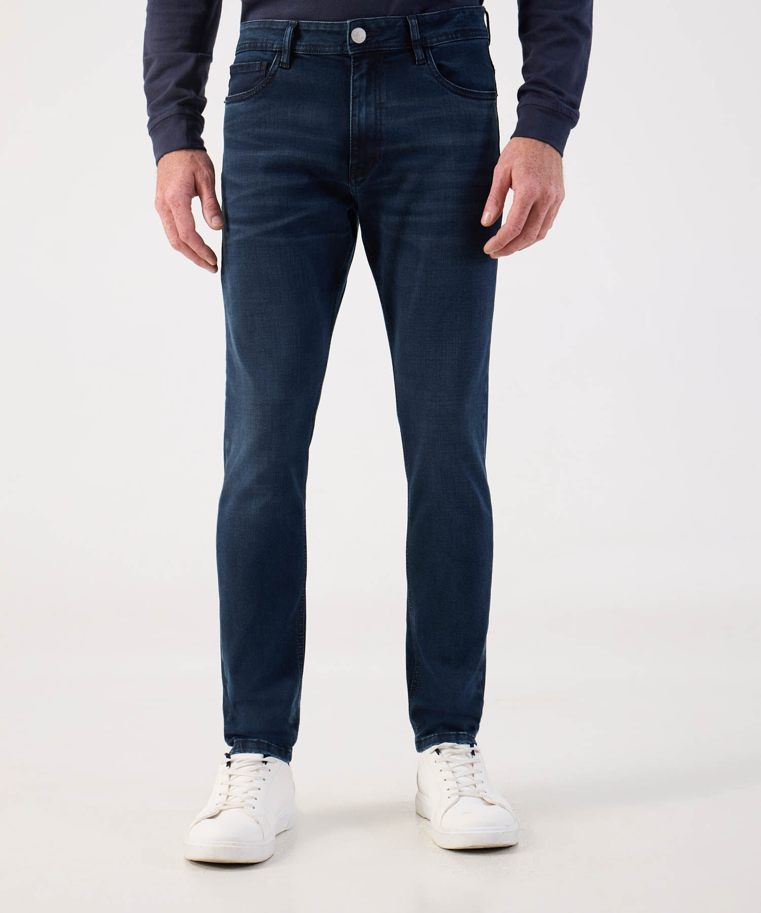 Jean de Diseño Moderno y Ajuste Delgado Para Hombre