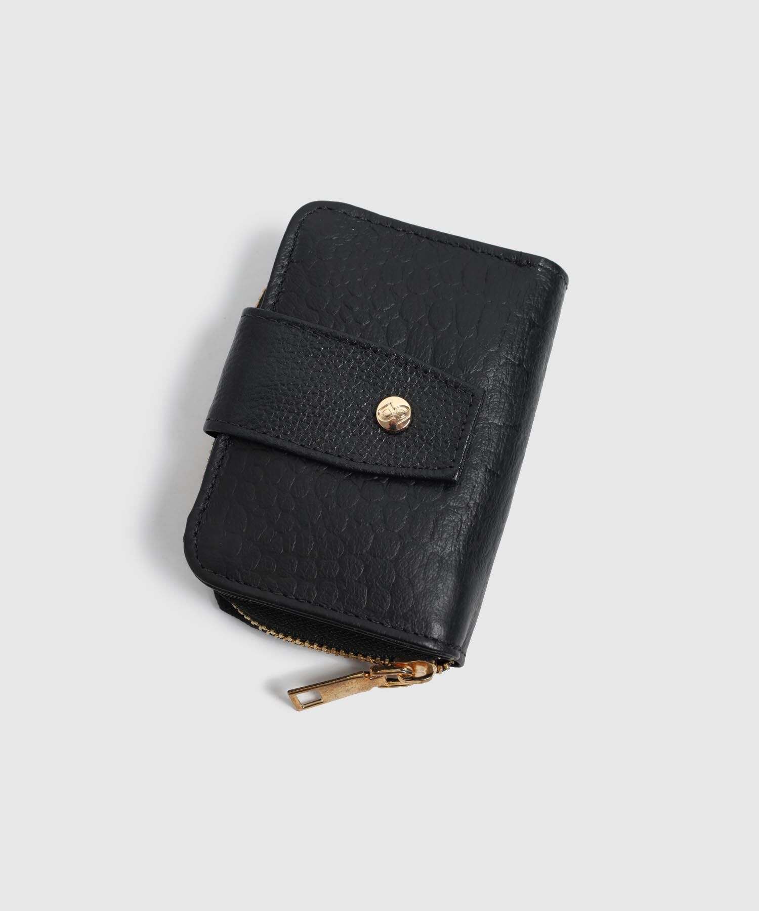 Billetera Plegable Con Cierre Para Mujer