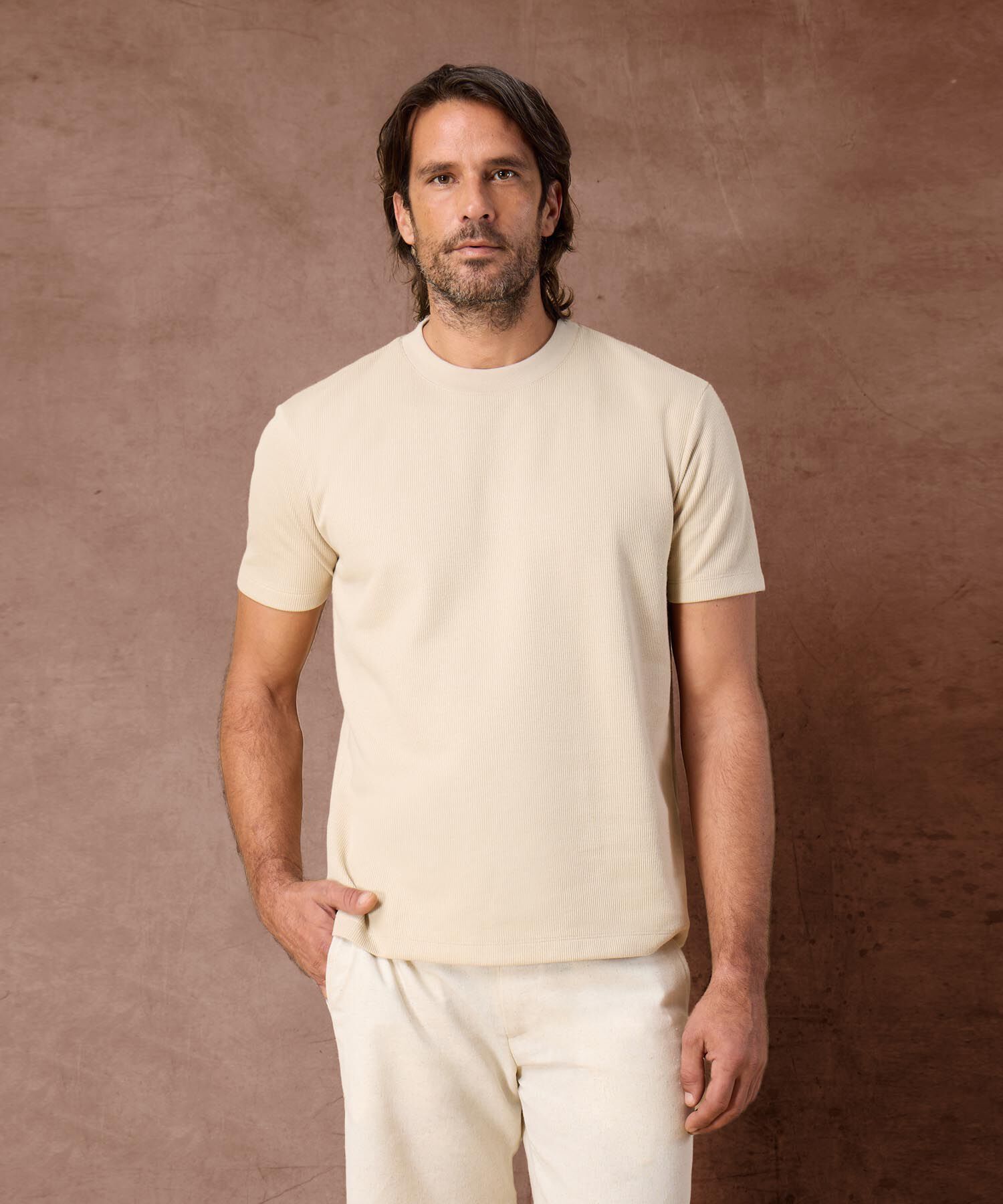 Camiseta Basica Cuello Redondo 