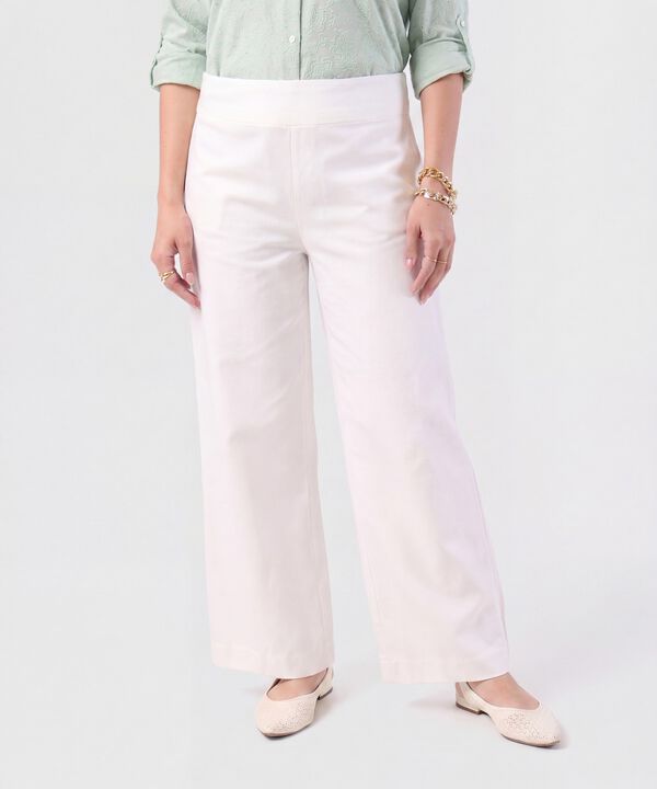Pantal&oacute;n Bota Ancha Pretina Ancha Mujer