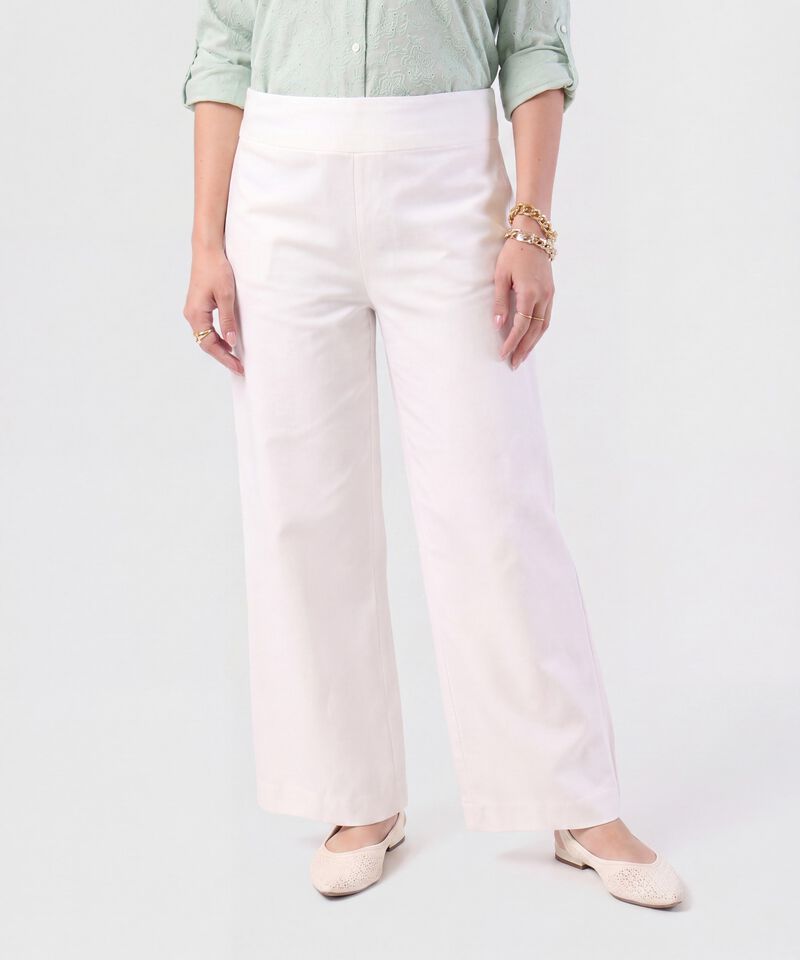 Pantal&oacute;n Bota Ancha Pretina Ancha Mujer