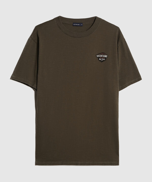 Camiseta con Aplique Bordado